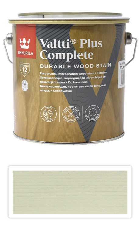 TIKKURILA Valtti Plus Complete - matná tenkovrstvá lazura 2.7 l Lumi 5060 TIKKURILA