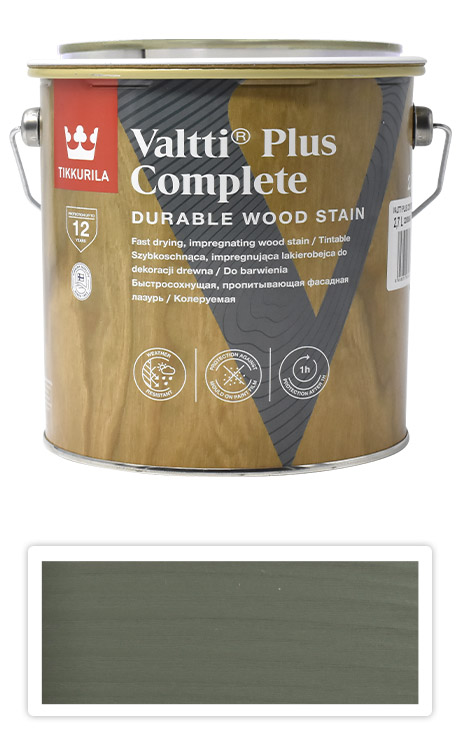 TIKKURILA Valtti Plus Complete - matná tenkovrstvá lazura 2.7 l Näre 5068 TIKKURILA