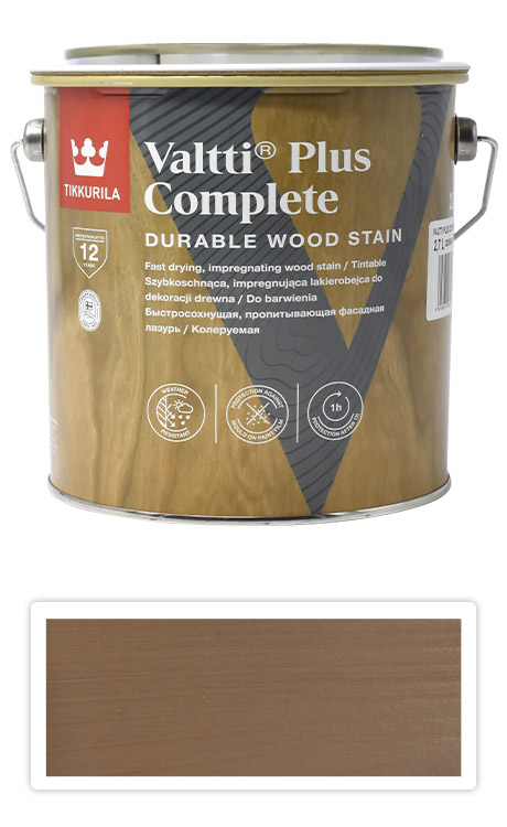 TIKKURILA Valtti Plus Complete - matná tenkovrstvá lazura 2.7 l Sora 5063 TIKKURILA