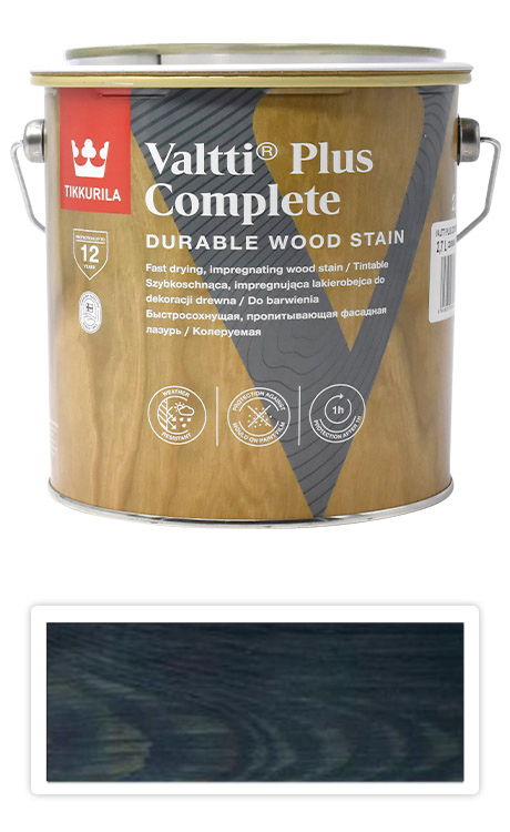 TIKKURILA Valtti Plus Complete - matná tenkovrstvá lazura 2.7 l Yö 5086 TIKKURILA