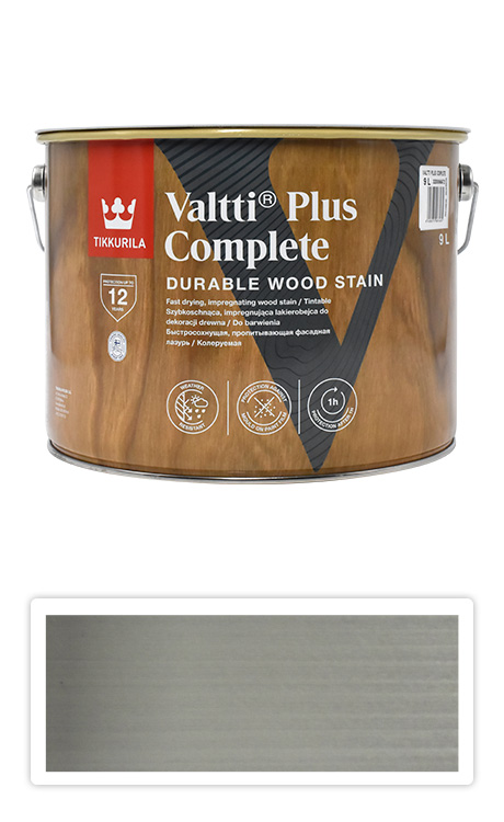 TIKKURILA Valtti Plus Complete - matná tenkovrstvá lazura 9 l Kaste 5081 TIKKURILA