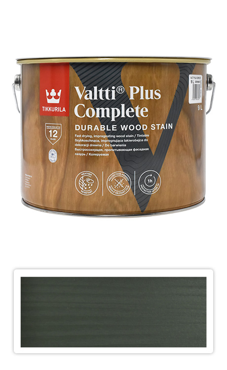 TIKKURILA Valtti Plus Complete - matná tenkovrstvá lazura 9 l Lehti 5066 TIKKURILA