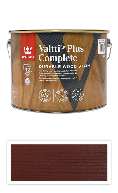 TIKKURILA Valtti Plus Complete - matná tenkovrstvá lazura 9 l Orava 5057 TIKKURILA