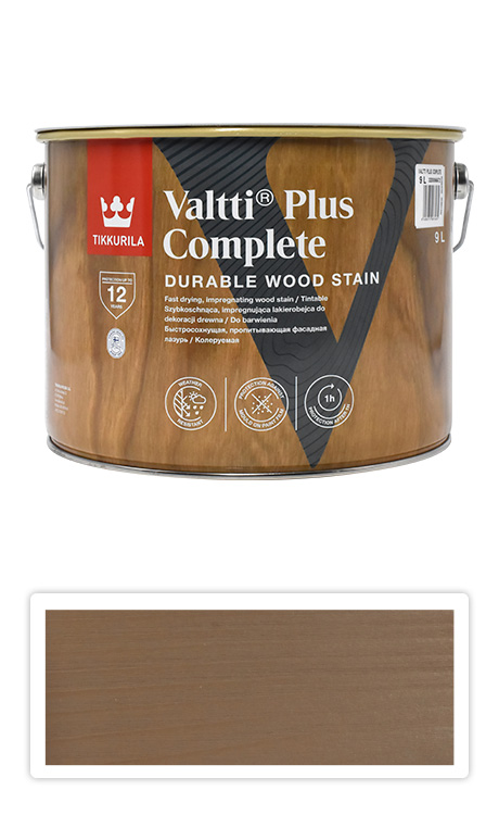 TIKKURILA Valtti Plus Complete - matná tenkovrstvá lazura 9 l Sora 5063 TIKKURILA