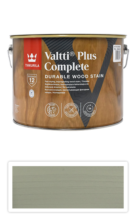 TIKKURILA Valtti Plus Complete - matná tenkovrstvá lazura 9 l Tuohi 5062 TIKKURILA