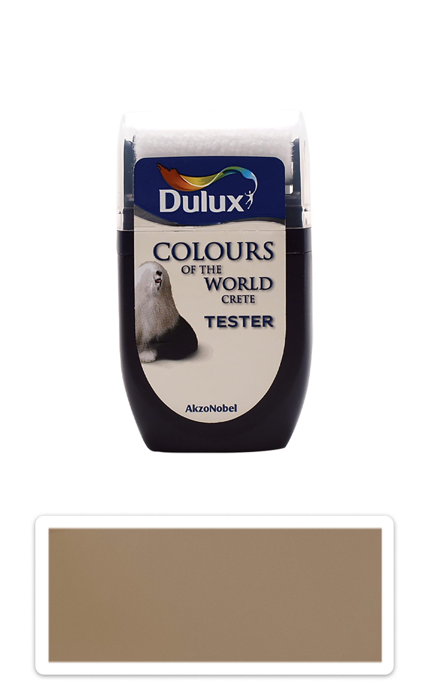 DULUX Colours of the World - matná krycí malířská barva 0.03 l Indický bílý čaj vzorek DULUX