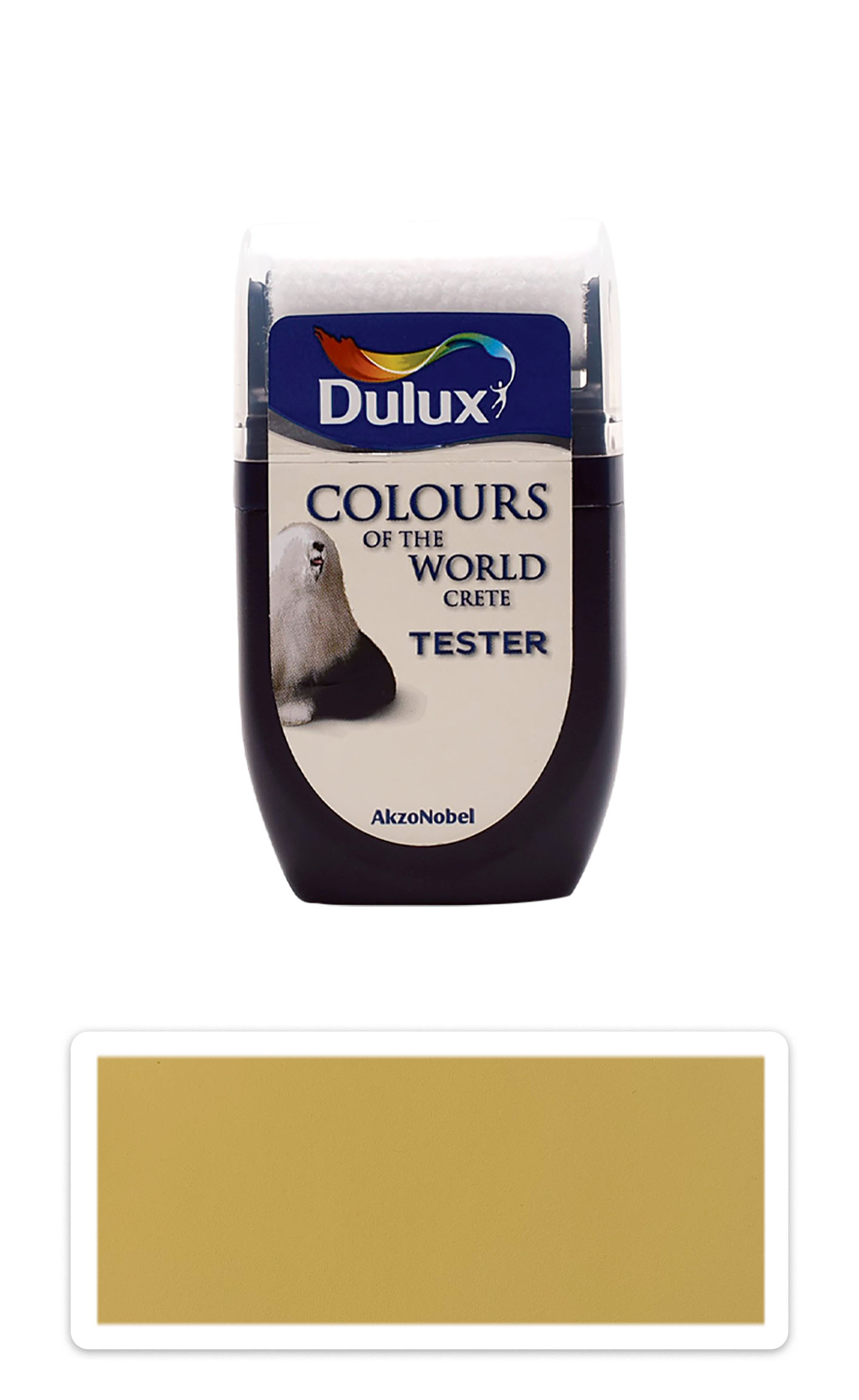 DULUX Colours of the World - matná krycí malířská barva 0.03 l Zlatý chrám vzorek DULUX