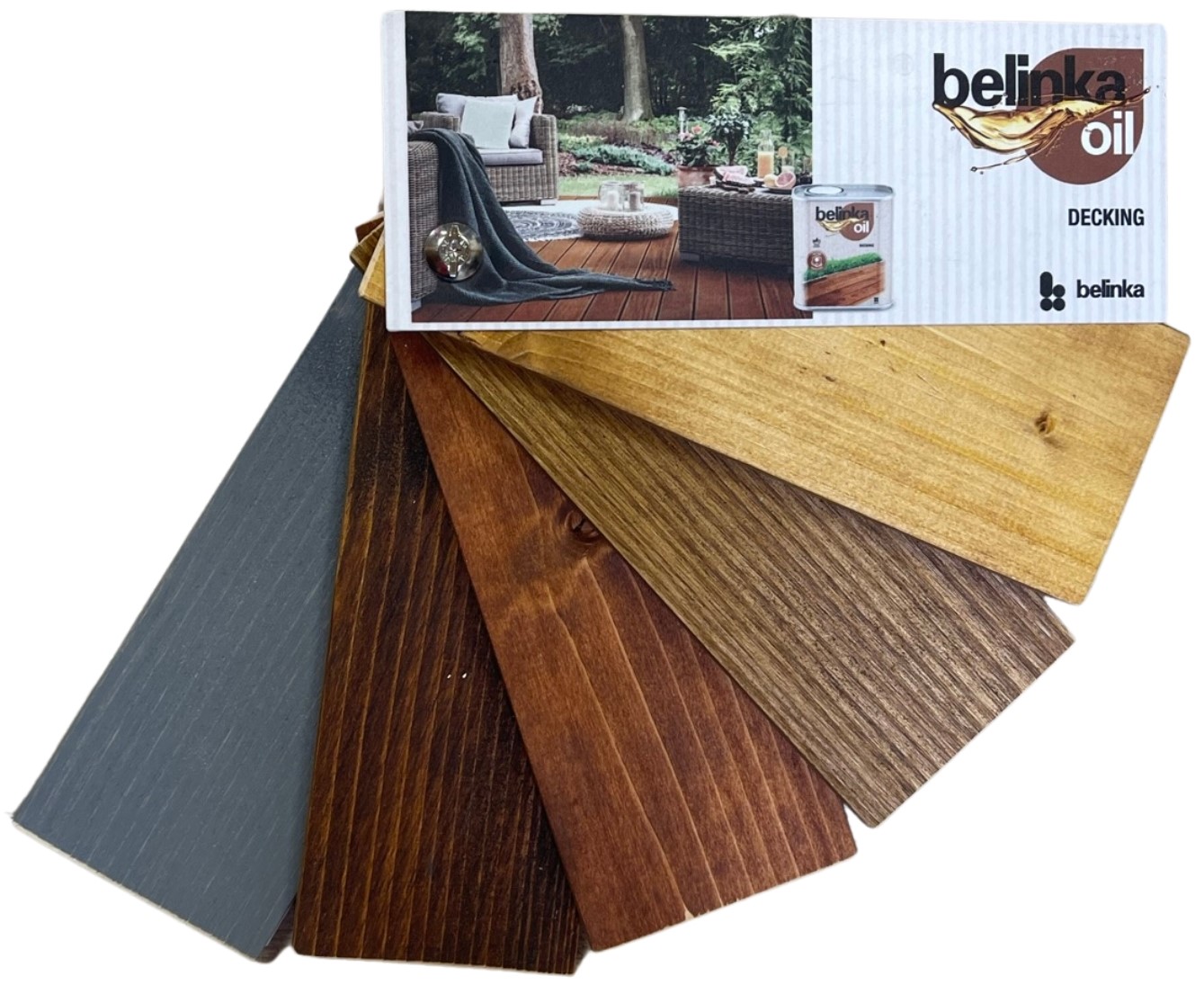 BELINKA Vzorník Oil Decking - vějíř BELINKA