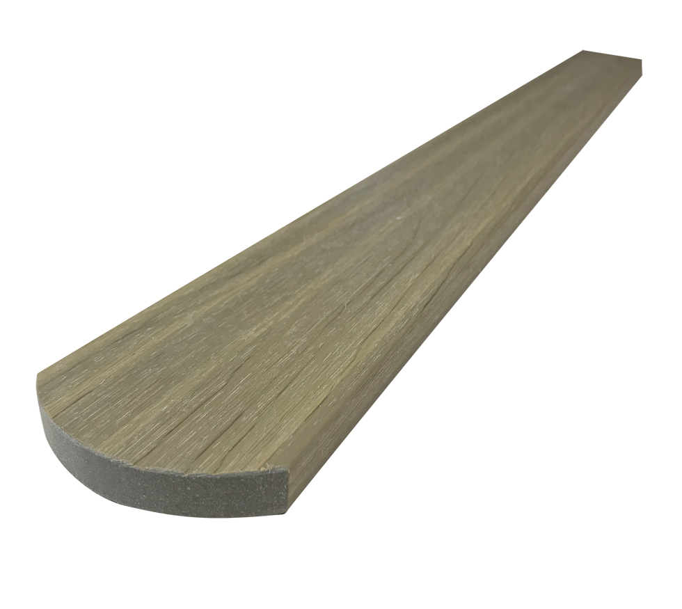 WPC dřevoplastové plotovky Dřevoplus Profi půlkulaté 15x80x1000 - Oak Dřevoplus