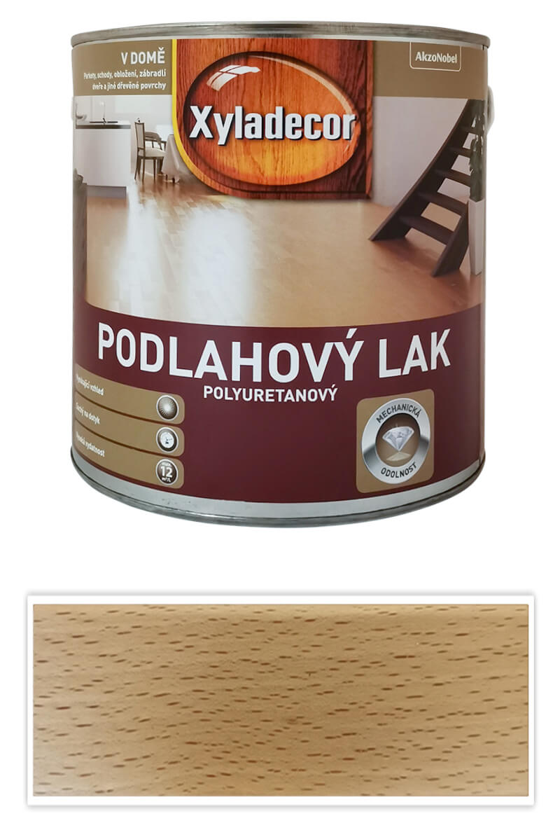 XYLADECOR podlahový lak polyuretanový do interiéru 2.5 l Polomat XYLADECOR