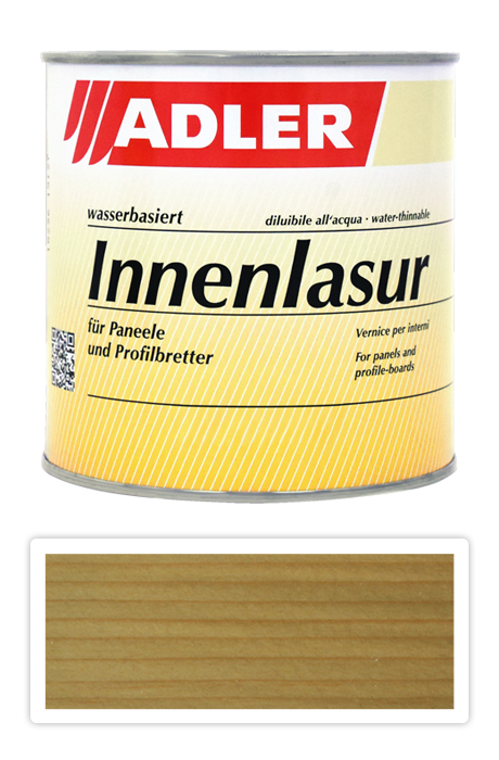 ADLER Innenlasur - vodou ředitelná lazura na dřevo pro interiéry 0.75 l Basalt LW 12/2 ADLER