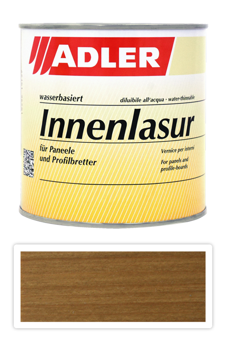 ADLER Innenlasur - vodou ředitelná lazura na dřevo pro interiéry 0.75 l Nuss Innen LW 11/4 ADLER