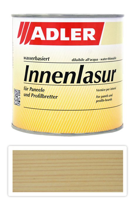 ADLER Innenlasur - vodou ředitelná lazura na dřevo pro interiéry 0.75 l Quarz LW 10/1 ADLER