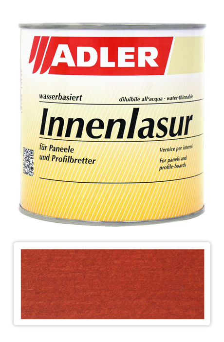 ADLER Innenlasur - vodou ředitelná lazura na dřevo pro interiéry 0.75 l Rote Grutze ST 03/2 ADLER