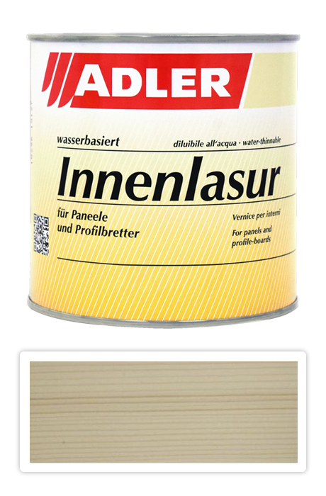 Adler Innenlasur UV 100 - přírodní lazura na dřevo pro interiéry 0.75 l Zugspitz 62604 ADLER