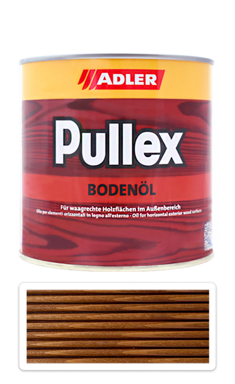 ADLER Pullex Bodenöl - terasový olej 0.75 l Teak ADLER