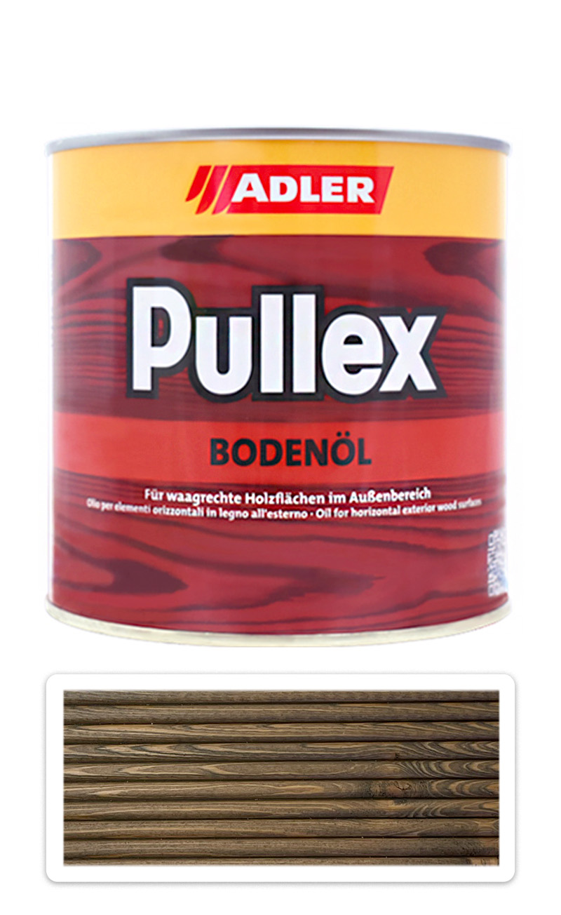 ADLER Pullex Bodenöl - terasový olej 0.75 l Antická hnědá ADLER