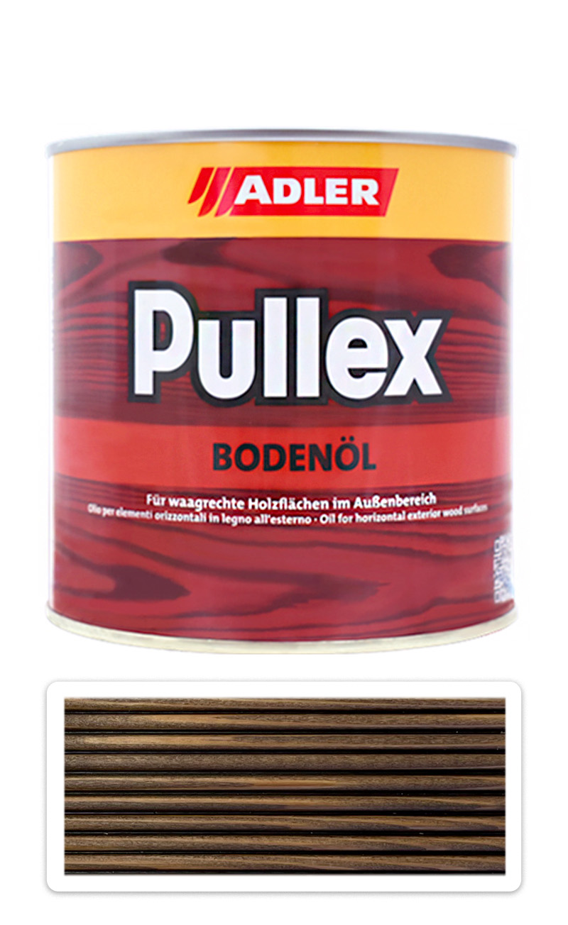 ADLER Pullex Bodenöl - terasový olej 0.75 l Eben ADLER