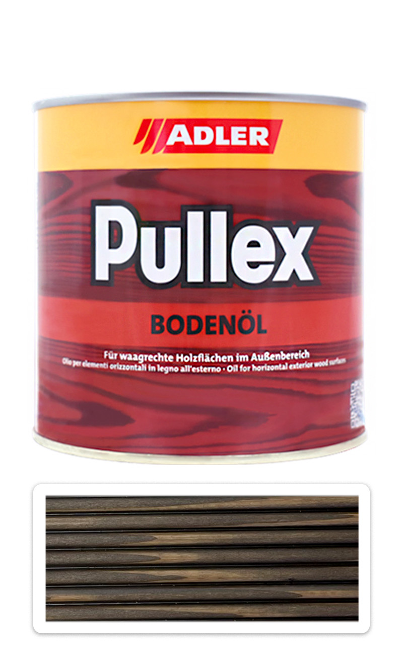 ADLER Pullex Bodenöl - terasový olej 0.75 l Šedohnědý ADLER