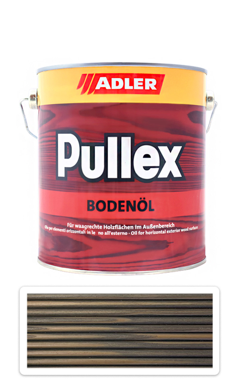 ADLER Pullex Bodenöl - terasový olej 2.5 l Tmavě šedý ADLER