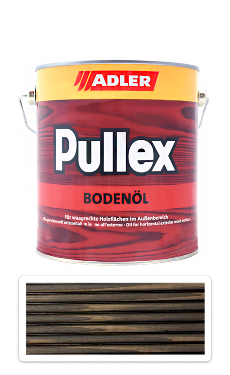 ADLER Pullex Bodenöl - terasový olej 2.5 l Šedohnědý ADLER