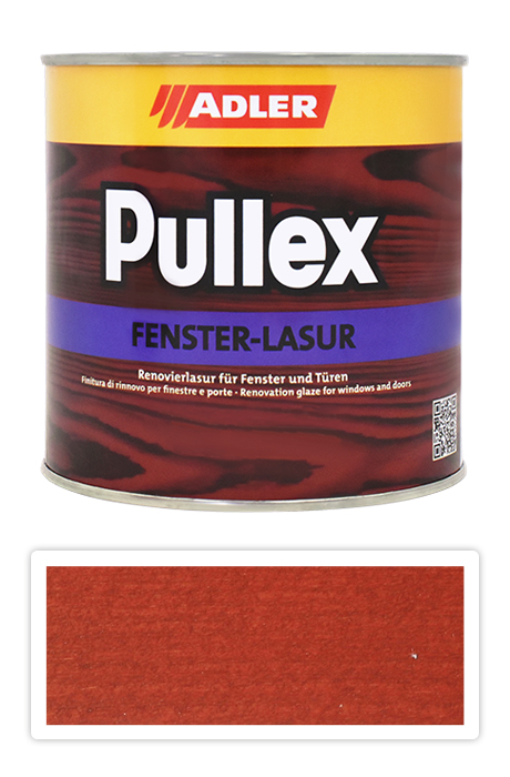 ADLER Pullex Fenster Lasur - renovační lazura na okna a dveře 0.75 l Rote Grutze ST 03/2 ADLER