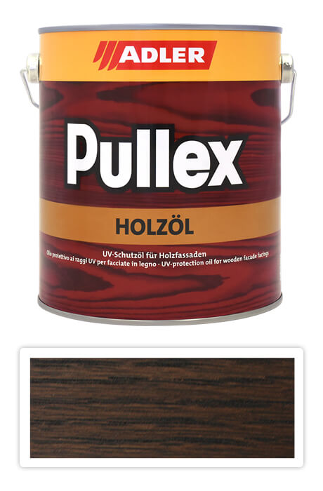 ADLER Pullex Holzöl - olej na ochranu dřeva v exteriéru 2.5 l Shitake ST 11/4 ADLER