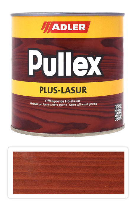 ADLER Pullex Plus Lasur - lazura na ochranu dřeva v exteriéru 0.75 l Heisse Kirsche ST 03/3 ADLER