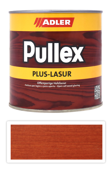 ADLER Pullex Plus Lasur - lazura na ochranu dřeva v exteriéru 0.75 l Mahagon LW 02/1 ADLER