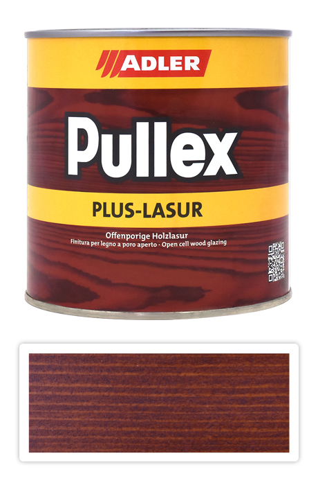 ADLER Pullex Plus Lasur - lazura na ochranu dřeva v exteriéru 0.75 l Sipo 50421 ADLER