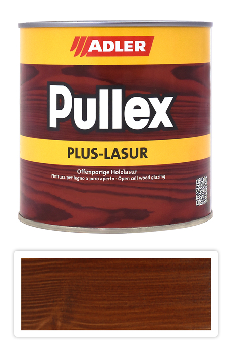 ADLER Pullex Plus Lasur - lazura na ochranu dřeva v exteriéru 0.75 l Teak 50319 ADLER