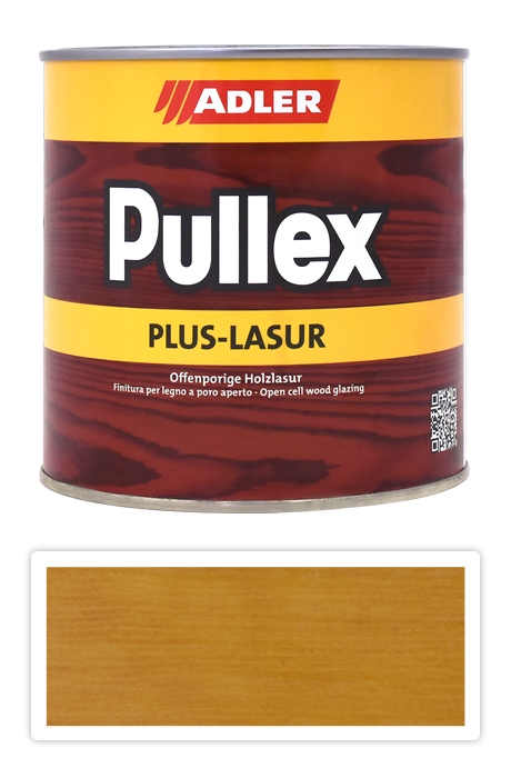 ADLER Pullex Plus Lasur - lazura na ochranu dřeva v exteriéru 0.75 l Vrba 50316 ADLER