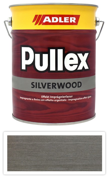 ADLER Pullex Silverwood - impregnační lazura 5 l Hliníkově šedá 50506 ADLER