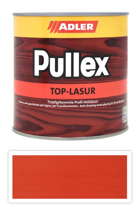 ADLER Pullex Top Lasur - tenkovrstvá lazura pro exteriéry 0.75 l Chilli LW 07/1 ADLER