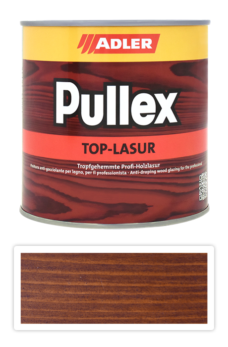 ADLER Pullex Top Lasur - tenkovrstvá lazura pro exteriéry 0.75 l Kaštan 50559 ADLER