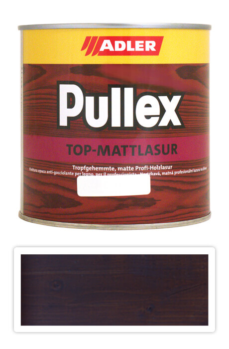 ADLER Pullex Top Mattlasur - tenkovrstvá matná lazura pro exteriéry 0.75 l Afzelia ADLER