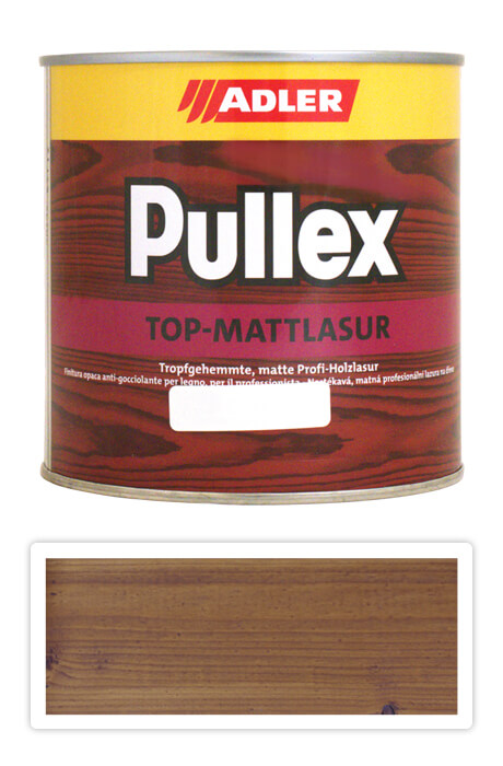 ADLER Pullex Top Mattlasur - tenkovrstvá matná lazura pro exteriéry 0.75 l Kaštan ADLER