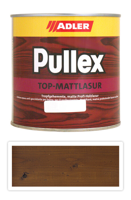 ADLER Pullex Top Mattlasur - tenkovrstvá matná lazura pro exteriéry 0.75 l Ořech ADLER