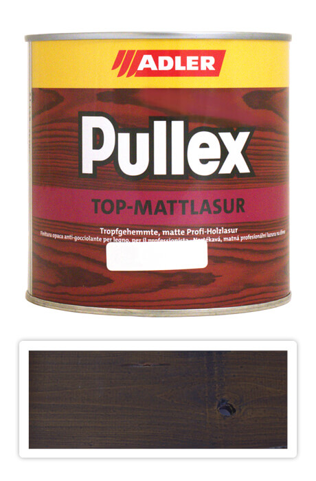 ADLER Pullex Top Mattlasur - tenkovrstvá matná lazura pro exteriéry 0.75 l Palisandr ADLER