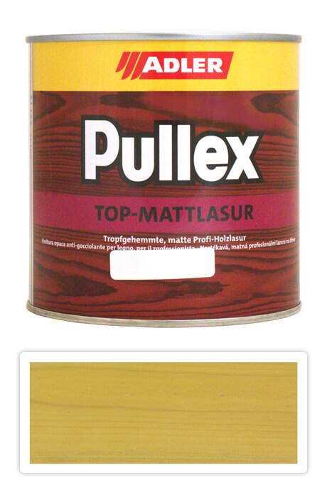 ADLER Pullex Top Mattlasur - tenkovrstvá matná lazura pro exteriéry 0.75 l Vrba ADLER