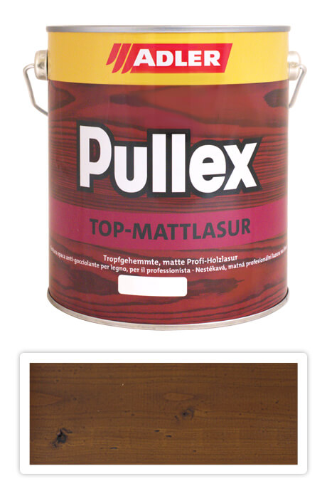 ADLER Pullex Top Mattlasur - tenkovrstvá matná lazura pro exteriéry 2.5 l Ořech ADLER