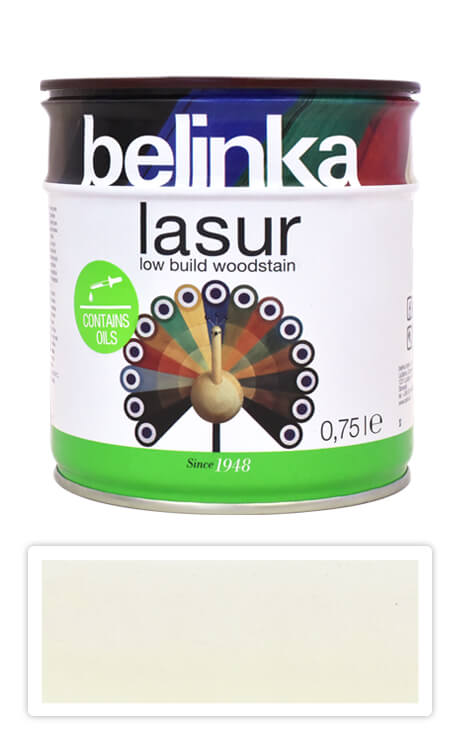 BELINKA Lasur - tenkovrstvá lazura 0.75 l Bílá 11 BELINKA