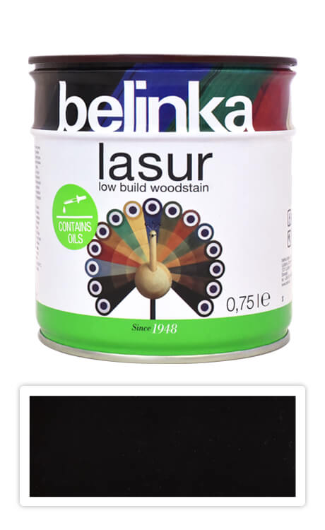 BELINKA Lasur - tenkovrstvá lazura 0.75 l Eben 22 BELINKA