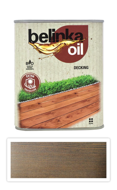 BELINKA Oil Decking - terasový olej 0.75 l Šedý 205 BELINKA