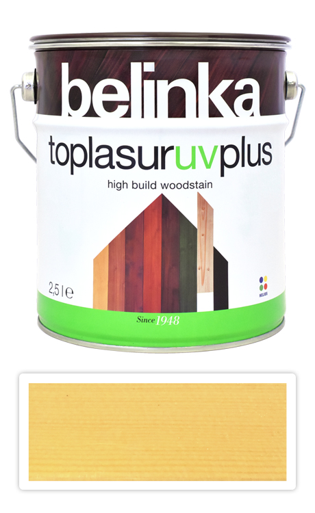 BELINKA Toplasur UV Plus - silnovrstvá lazura 2.5 l Bezbarvá 12 BELINKA