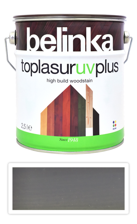 BELINKA Toplasur UV Plus - silnovrstvá lazura 2.5 l Kamenná šedá 29 BELINKA