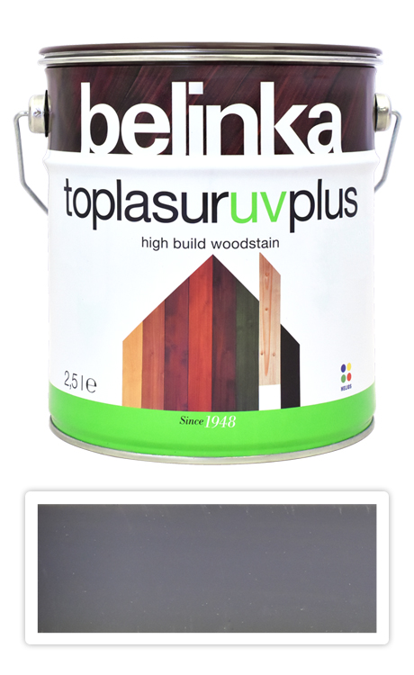 BELINKA Toplasur UV Plus - silnovrstvá lazura 2.5 l Platinová šedá 30 BELINKA