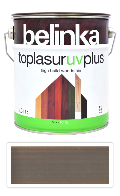 BELINKA Toplasur UV Plus - silnovrstvá lazura 2.5 l Staré dřevo 28 BELINKA