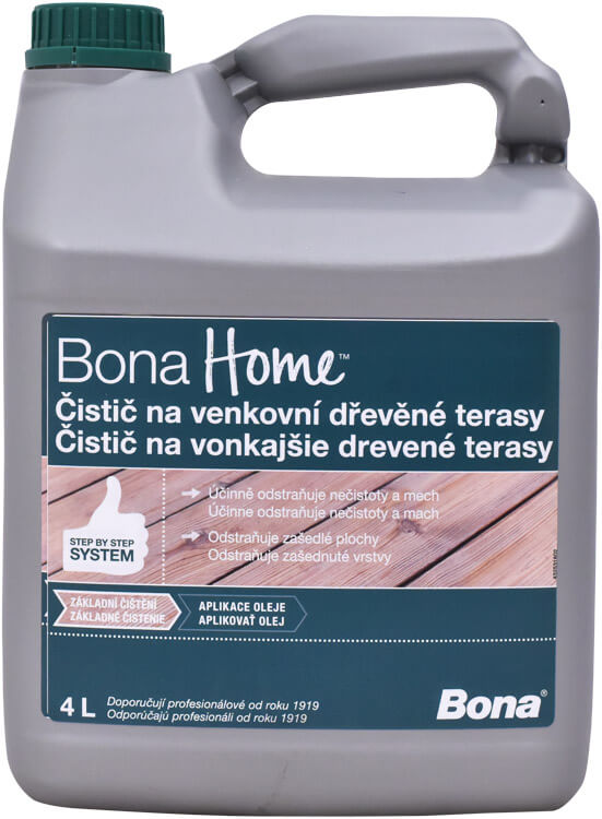 BONA Home Čistič na venkovní dřevěné terasy 4 l Bezbarvý BONA