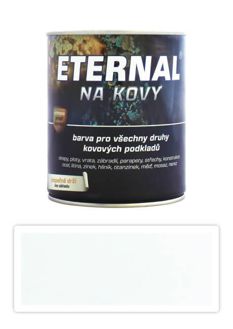 ETERNAL Na kovy - antikorozní barva na kov 0.35 l Bílá 401 ETERNAL